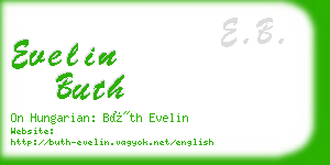 evelin buth business card